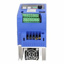 2.2KW VFD Variable Frequency Drive Motor Speed Controller Single to 3 Phase 220V