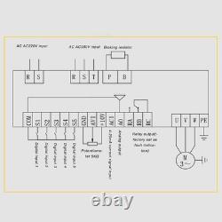 (2.2kw)Aolidsive Variable Frequency Drive Single To 3 Phase 0-240V Motor Speed