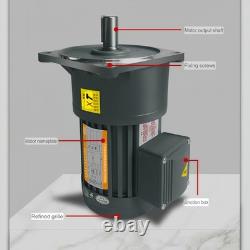 200W AC380V Three-Phase CWithCCW Reduction Electric Gear Motor Variable Speed 22MM