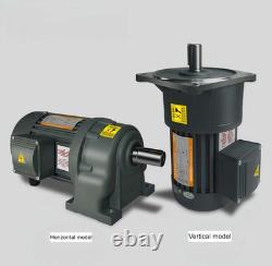 200W AC380V Three-Phase CWithCCW Reduction Electric Gear Motor Variable Speed 22MM