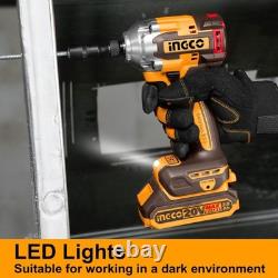 20V Cordless Impact Driver 285NM Brushless Motor Variable Speed Control