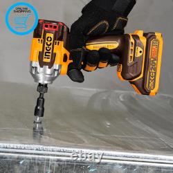 20V Cordless Impact Driver 285NM, Brushless Motor, Variable Speed Control 1600/1