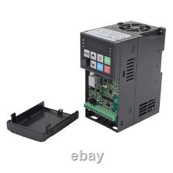 220V 1-Phase to 3-Phase VFD 0.4kW Motor Speed Controller with Heat Sink