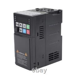 220V 1-Phase to 3-Phase VFD 0.4kW Motor Speed Controller with Heat Sink