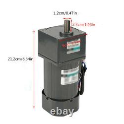 220V 120W 5K Gear Reducer Motor Variable Speed Reversible Motor with Governor