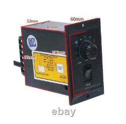 220V 15W AC Gear Electric Motor 5-415 RPM Variable Speed Controller Reversible