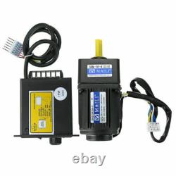 220V 15W AC Gear Motor 110 125RPM Electric Motor Variable Speed Controller UK