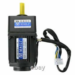 220V 15W AC Gear Motor 110 125RPM Electric Motor Variable Speed Controller UK