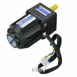 220V 15W AC Gear Motor 110 125RPM Electric Motor Variable Speed Controller UK
