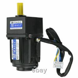 220V 15W AC Gear Motor 110 125RPM Electric Motor Variable Speed Controller UK