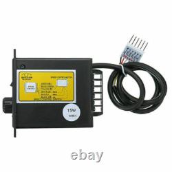 220V 15W AC Gear Motor 110 125RPM Electric Motor Variable Speed Controller UK