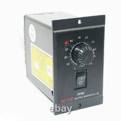 220V 15W AC Gear Motor Electric + Variable Speed Controller 125RPM Torque 110