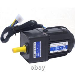 220V 15W AC gear motor electric motor with variable speed controller 110 125RPM