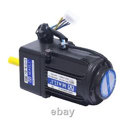 220V 15W AC gear motor electric motor with variable speed controller 110 125RPM