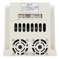 220V 1PH Variable Frequency Drive VFD Speed Controller for 3-Phase 4kW AC Motor