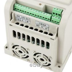 220V 1PH Variable Frequency Drive VFD Speed Controller for 3-Phase 4kW AC Motor