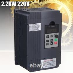 220V 2.2KW CNC Spindle Motor Speed Control Variable Frequency Drive VF XZ %