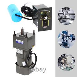 220V 250W AC Gear Electric Motor Variable Speed Controller Output 0-10k