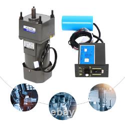 220V 250W AC Gear Electric Motor Variable Speed Controller Output 0-10k