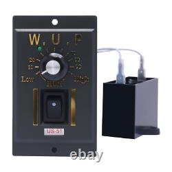 220V 250W AC Gear Electric Motor Variable Speed Controller Output 0-270 RPM NEW