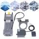 220v 250w Ac Gear Electric Motor Variable Speed Controller Output 0-270 Rpm New