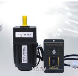 220V 25W 41-415rpm AC Gear Motor Electric Motor Variable Speed Controller