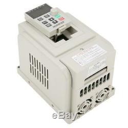 220V 4KW Motor Speed Control Variable Frequency Drive Inverter Single to 3 Phase