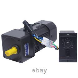 220V 60W AC Gear Reducer Motor Variable speed reversible motor + Governor 110