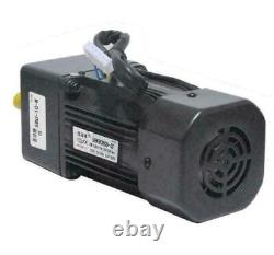 220V 90W AC Gear Motor Electric Variable Speed Controller Gear Box 0-415rmp/min