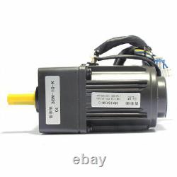 220V AC Gear Electric 15W Motor Variable Speed Controller Reversible 5-415 RPM
