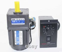 220V AC Gear Motor Electric Motor Variable Speed Controller Reduction Ratio 110