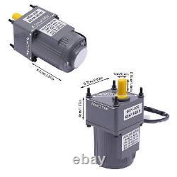 220V AC Gear Motor Electric Motor Variable Speed Controller Reduction Ratio 160