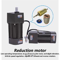 220V AC Motor New Adapter Electric 370W Motor Variable Speed Controller Gear Box
