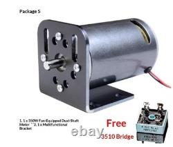 220V DC 350W 7000 RPM Dual-Bearing Variable-Speed Lathe Drill with Fan