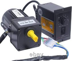 220V Gear Motor Electric Governor Motor Variable Speed with Controller 15W AC