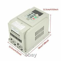 220V Single-phase Variable Frequency Drive VFD Speed Inverter Motor Controller