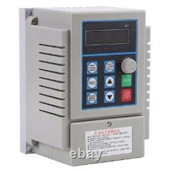 220V Variable Frequency Drive VFD Speed Control For-Single Phase 0.45kW AC Motor