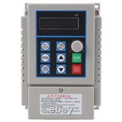 220V Variable Frequency Drive VFD Speed Control For-Single Phase 0.45kW AC Motor