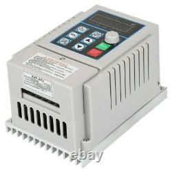 220V Variable Frequency Drive VFD Speed Control For Single Phase 0.45kW AC Motor