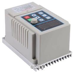 220V Variable Frequency Drive VFD Speed Control For-Single Phase 0.45kW AC Motor