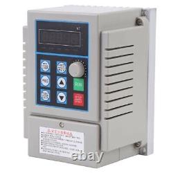 220V Variable Frequency Drive VFD Speed Control For-Single Phase 0.45kW AC Motor