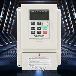 220V Variable Frequency Drive VFD Speed Controller For 3 Phase 4kW AC Motor