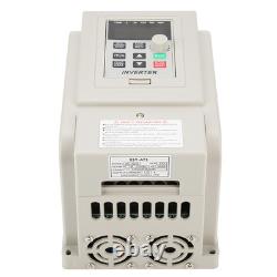 220V Variable Frequency Drive VFD Speed Controller For 3P 4kW AC Motor