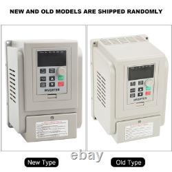 220V Variable Frequency Drive VFD Speed Controller For 3P 4kW AC Motor