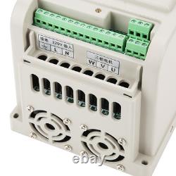 220V Variable Frequency Drive VFD Speed Controller For 3P 4kW AC Motor