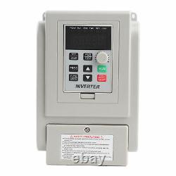 220V Variable Frequency Drive VFD Speed Controller Single-phase 0.75kW AC Motor