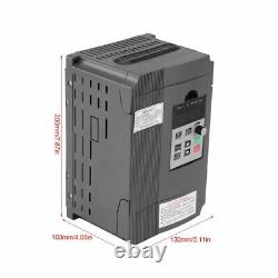 220V Variable Frequency Drive VFD Speed Controller for 3-phase 2.2kW AC Motor