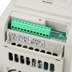 220VAC Variable Frequency Drive Speed Controller For Single Phase 1.5kW AC Motor