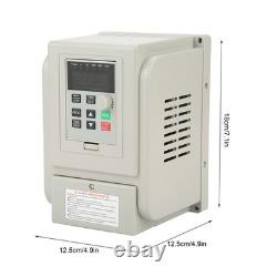 220VAC Variable Frequency Drive Speed Controller For Single Phase 1.5kW AC Motor