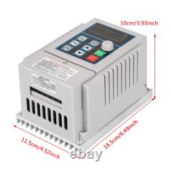 220VAC Variable Frequency Drive VFD Speed Controller For 0.45kW AC Motor